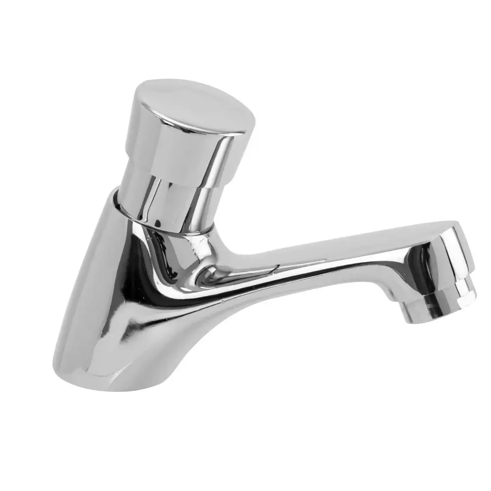 Llave Lavamanos Metalica Push Uduke