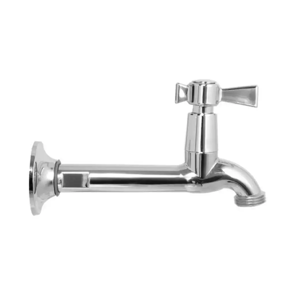 Llave Terminal Manguera Cromada Extensión Gricol
