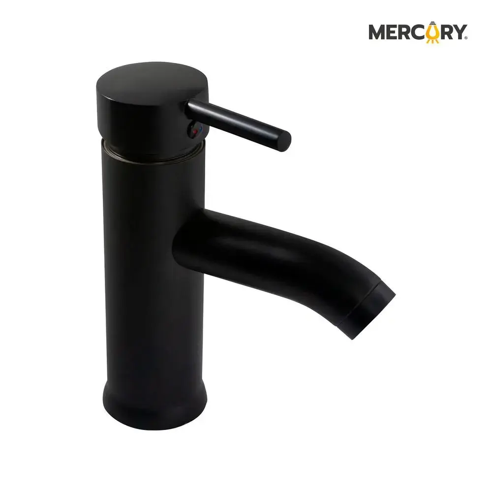 Llave Lavamanos Luxury Negro Mate Mercury