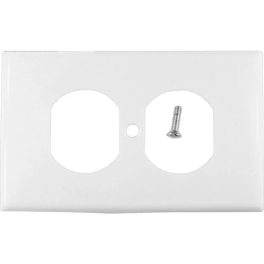 Tapa Toma Doble Tipo Leviton Uduke