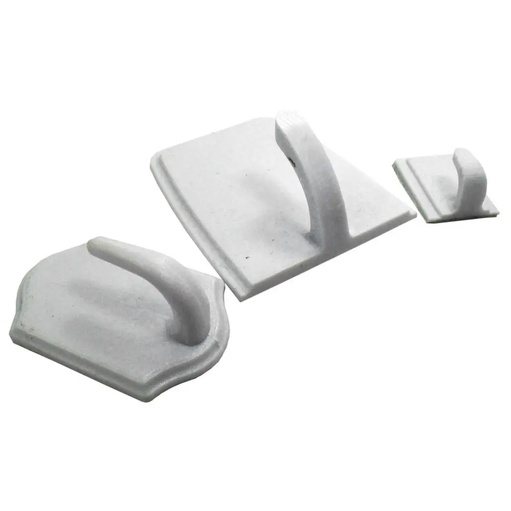 Gancho Adhesivo Barroco Blanco 40x55mm Uduke