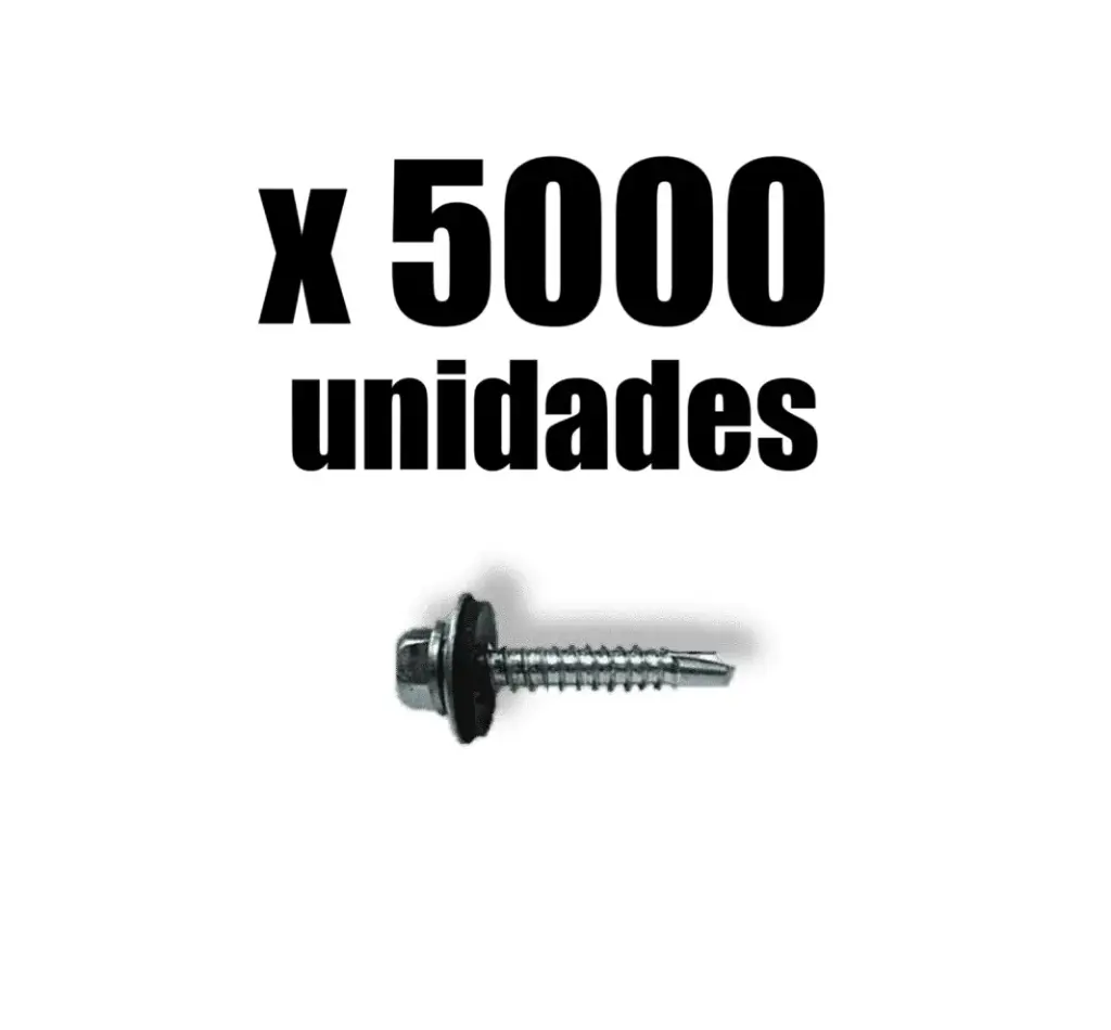 Tornillo Cubierta Autoperforante 10x3/4 x 5000u
