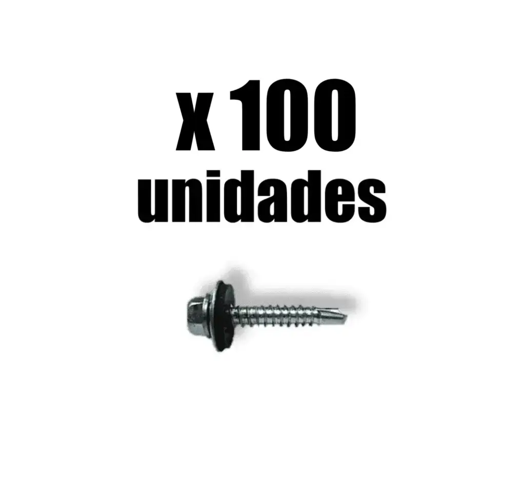 Tornillo Cubierta Autoperforante 10x3/4 x 100u