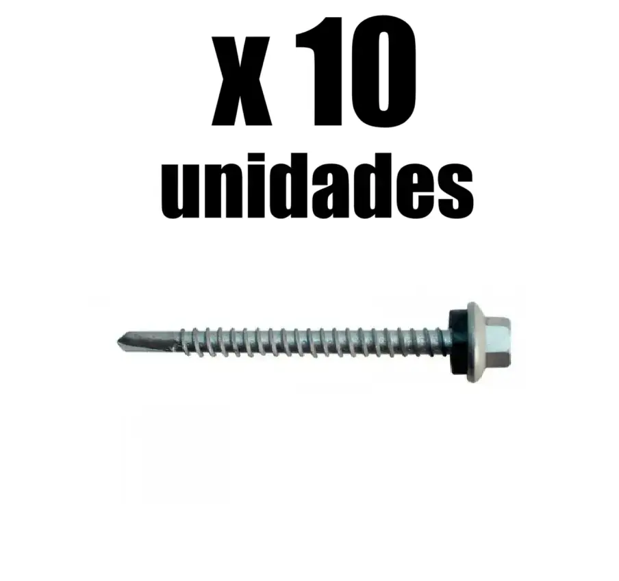Tornillo Cubierta Autoperforante 12x2.1/2 x 10u