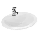 Lavamanos Porcelana Oval Roma Blanco