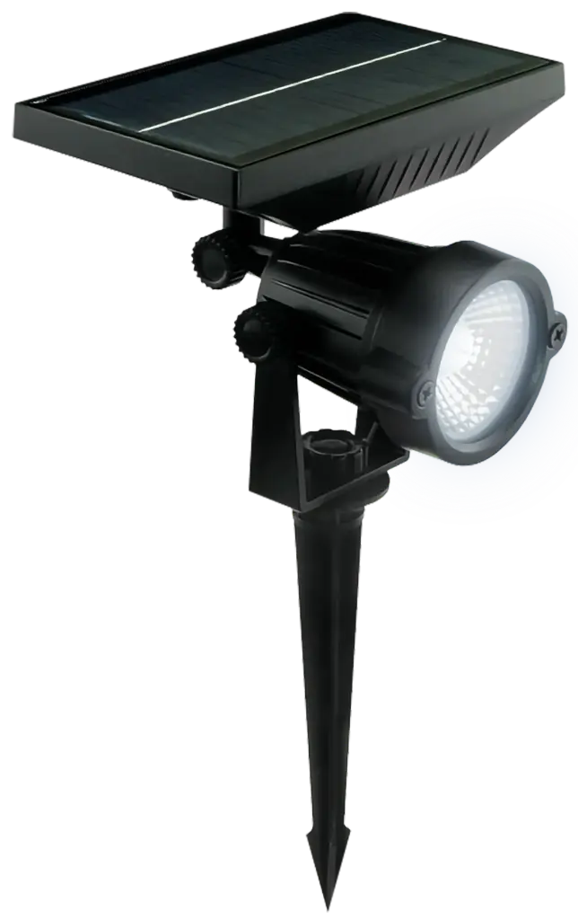 Lampara Led Solar Estaca 5w Negro Mercury