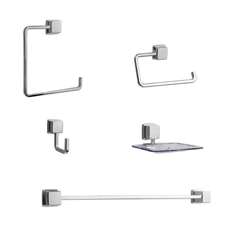 Juego De Accesorios Para Baño 5pz Square