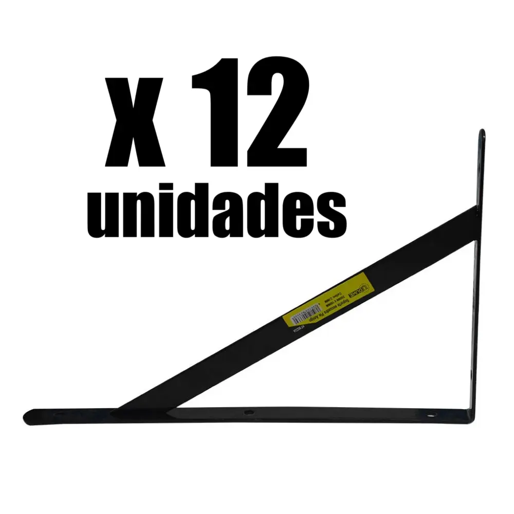 Pie Amigo Reforzado Negro Uduke x 12u
