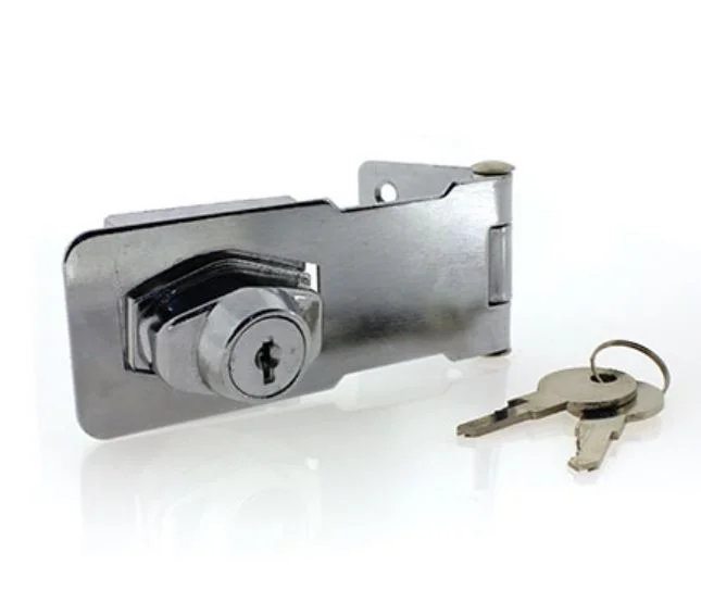 Portacandado con cerradura cromado