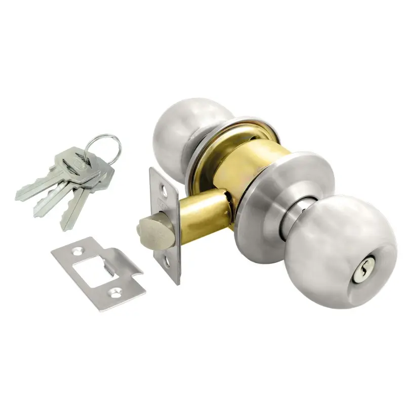 Cerradura Pomo Santorini Acero Inox Flexon