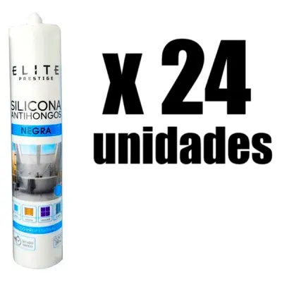 Silicona Antihongos 280ml Transparente Elite x 24u