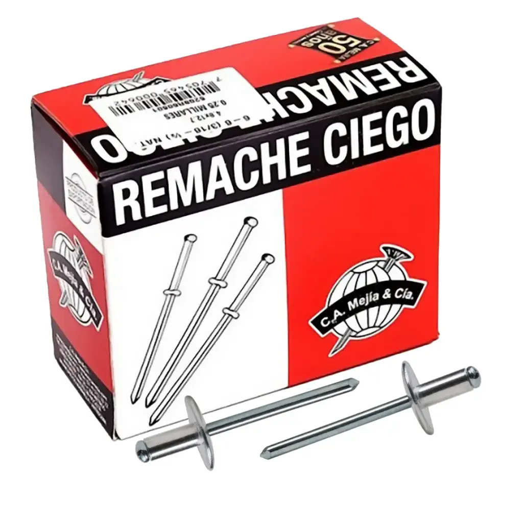 Remache Ciego 6-8 Ala Ancha Ca Mejia