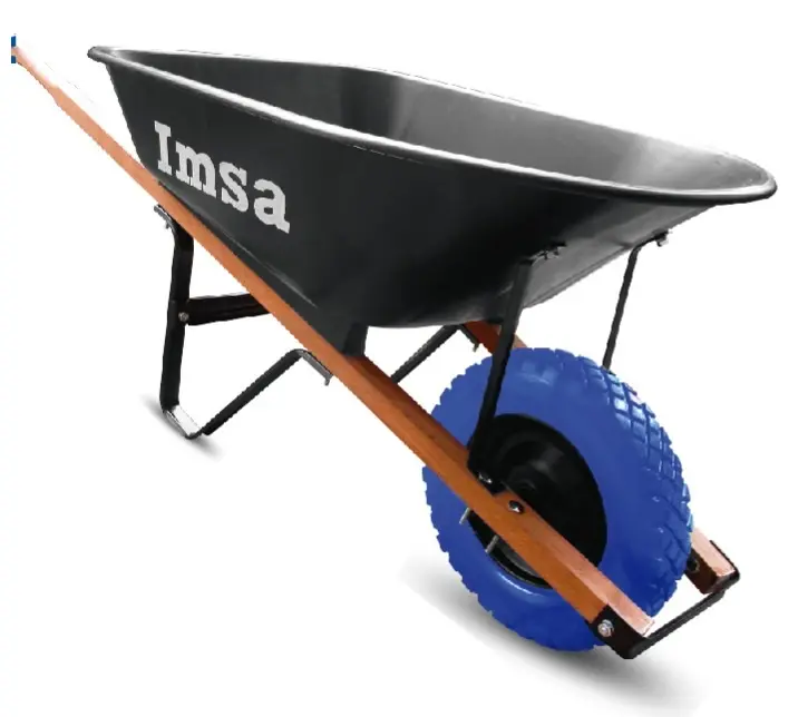 Carretilla Ecoplastic 5 Pies Rueda 3.50-8 Antipinchazo Imsa