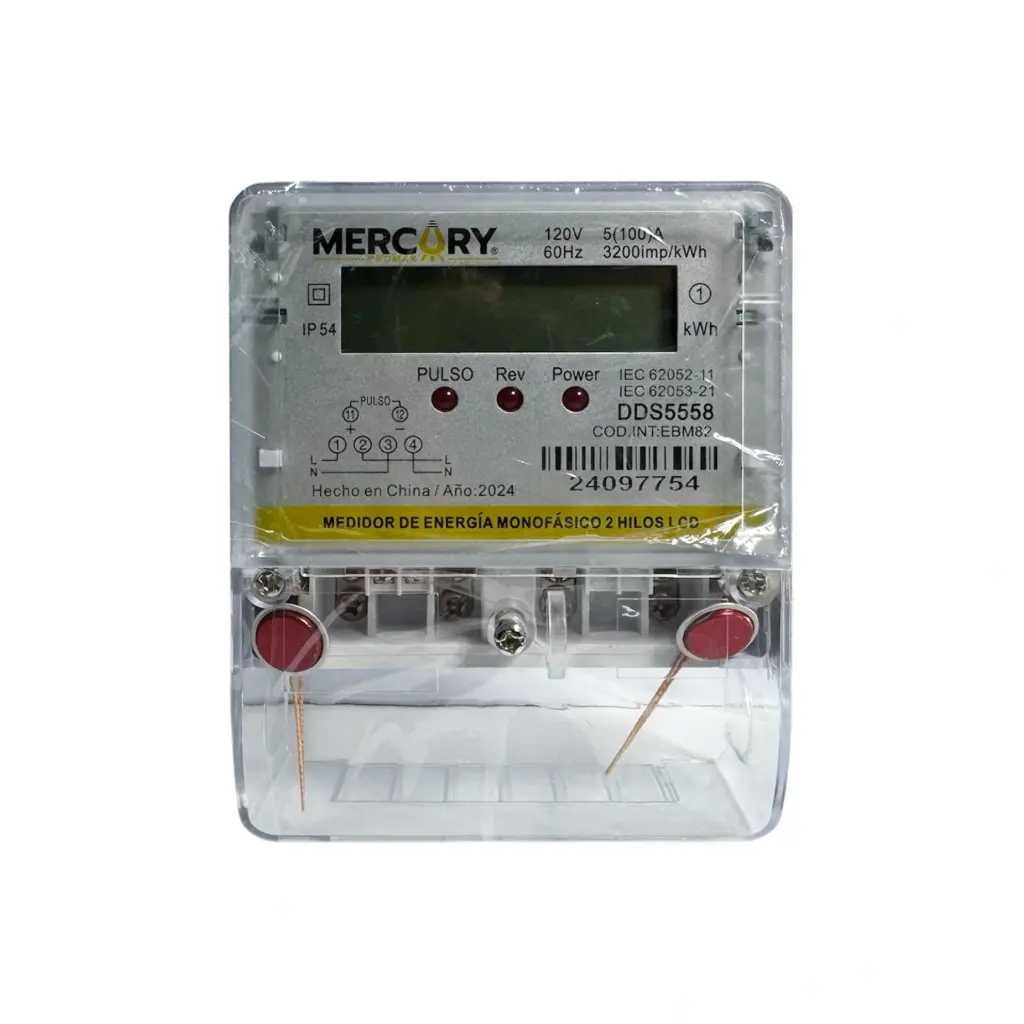 Medidor Electronico Testigo 120v 2h Monofasico