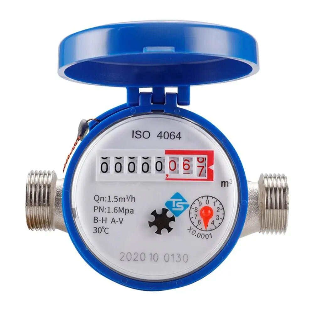 Contador Agua Plastico R100 1/2" Chorro Unico