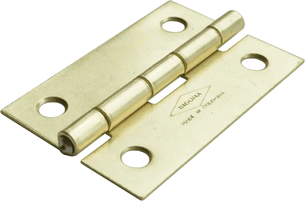 Bisagra Comun Con Tornillos Latonada Induma