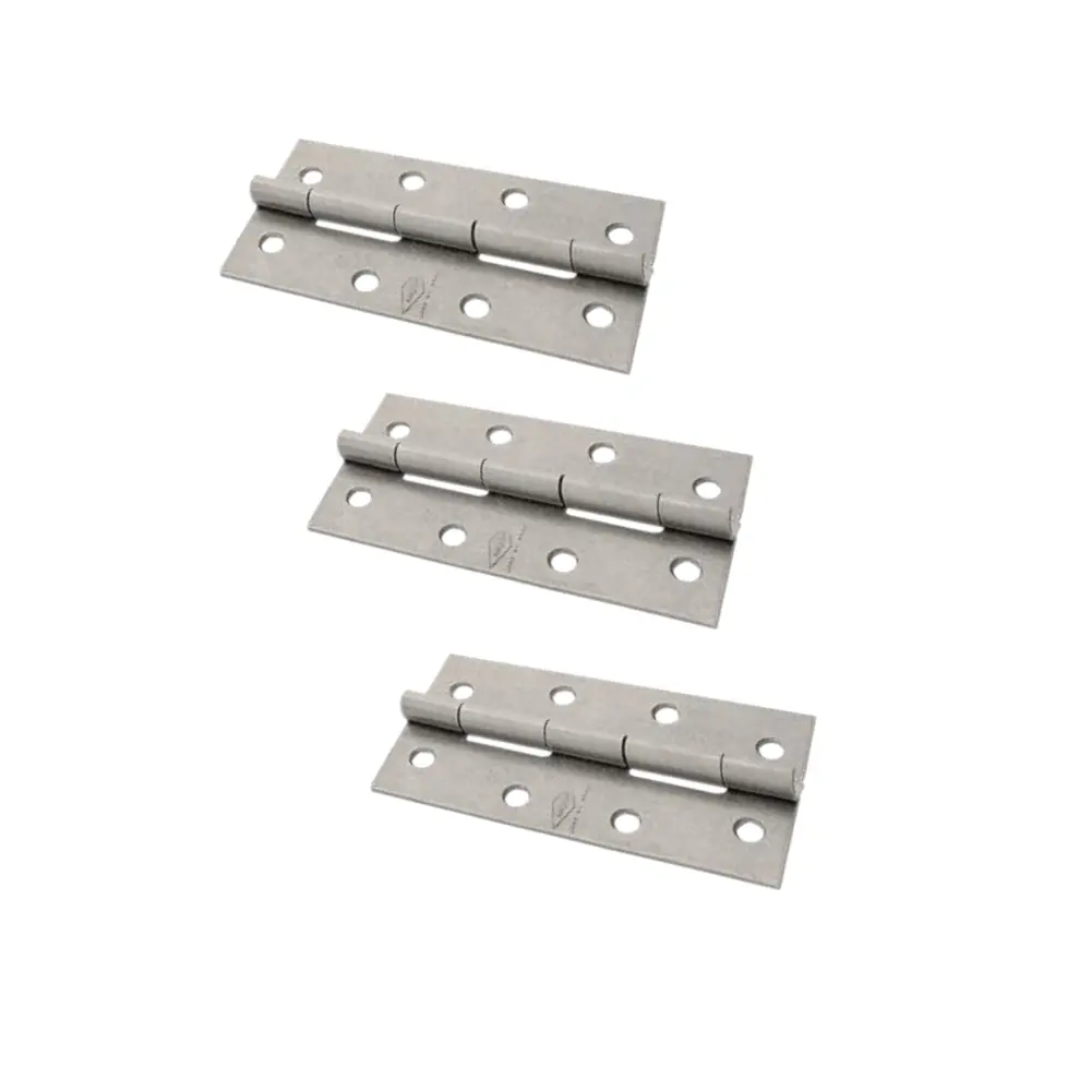 Bisagra Comun Con Tornillos Zincada Induma x 3 Und