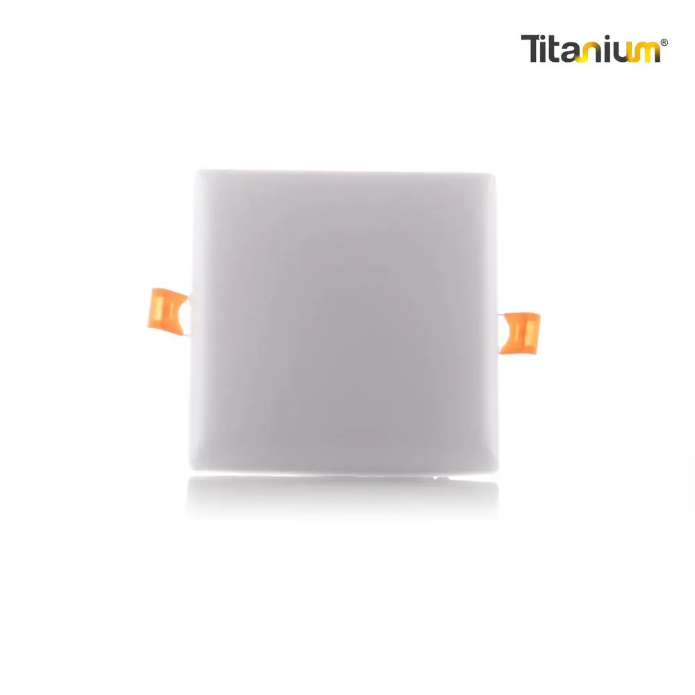 Panel Led Frameless Titanium 18w Blanco Cuadrado 6500k Incrustar
