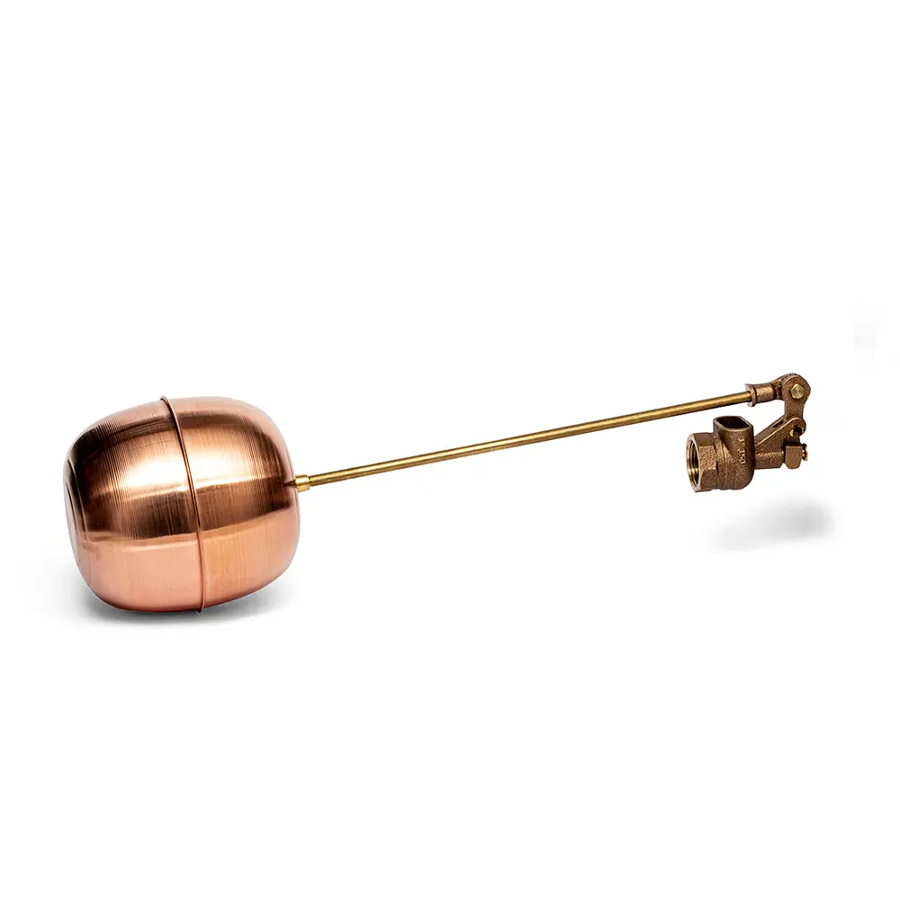 Valvula Flotador Pesada Completa Bola Cobre 1/2" Helbert