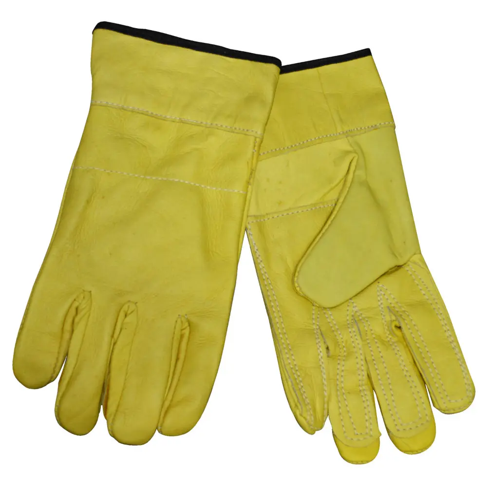 Guante Ingeniero Amarillo Con Refuerzo Externo Uduke