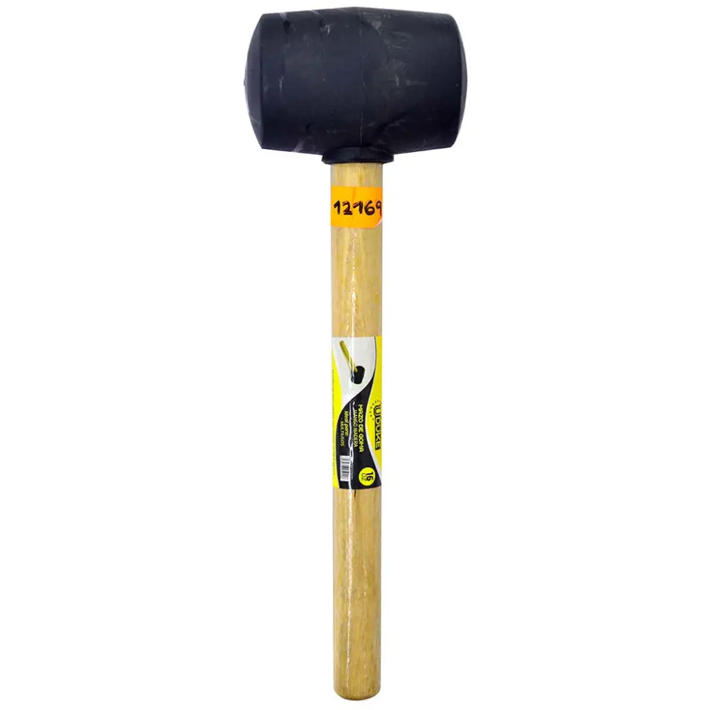Mazo De Goma Mango Madera Uduke
