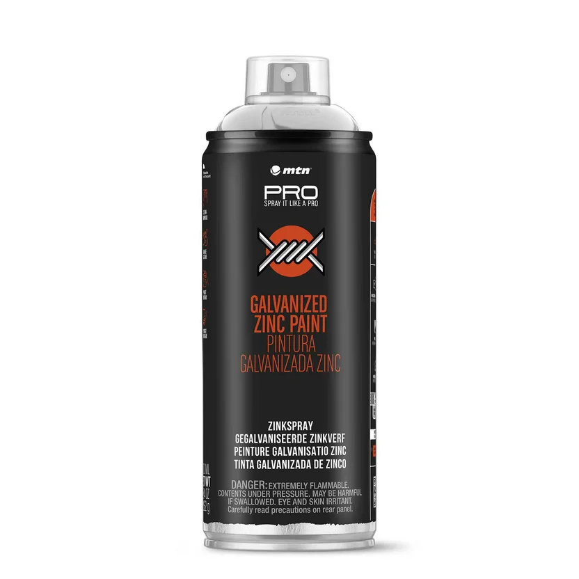 Pintura Aerosol Galvanizado Zinc MTN