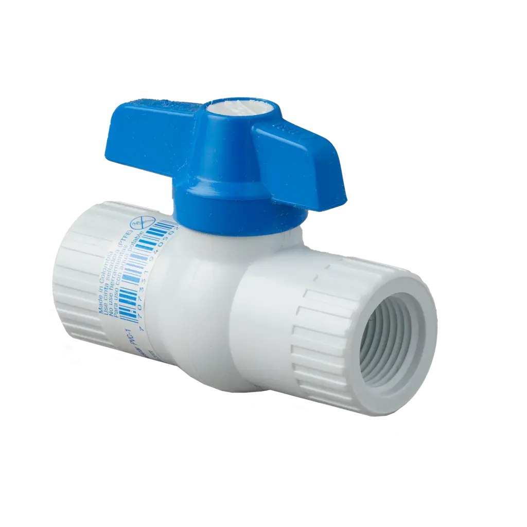 Válvula Bola Pvc Roscar Pesada Pcp
