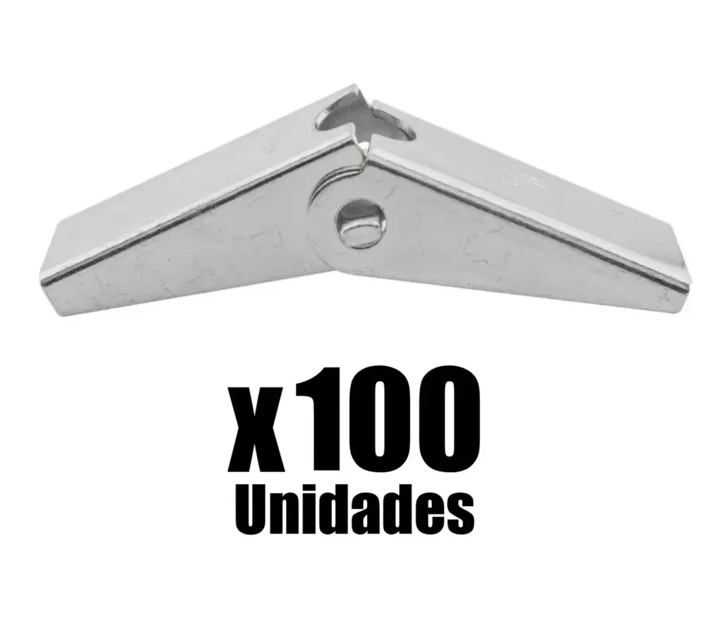 Chazo Metalico Mariposa x 100 Und