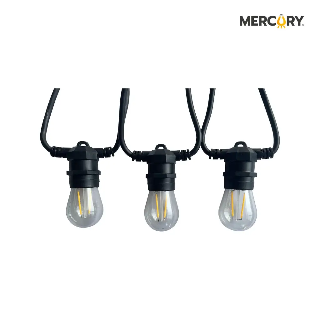 Ramal Portalampara IP20 10m 20 bombillos Titanium 