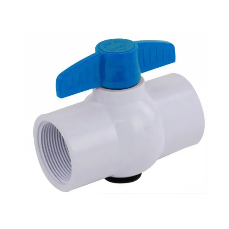 Valvula Bola PVC Rosca Titanium 