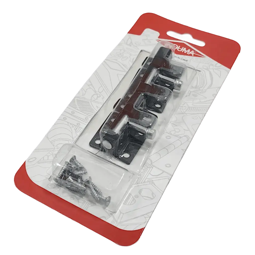 Pasador Cuadrado Negro  C.18 C.T. Blister