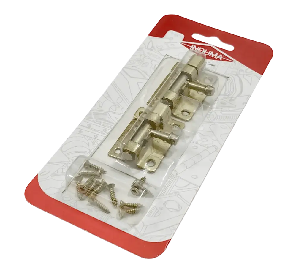 Pasador Cuadrado Latonado C.18 C.T. Blister