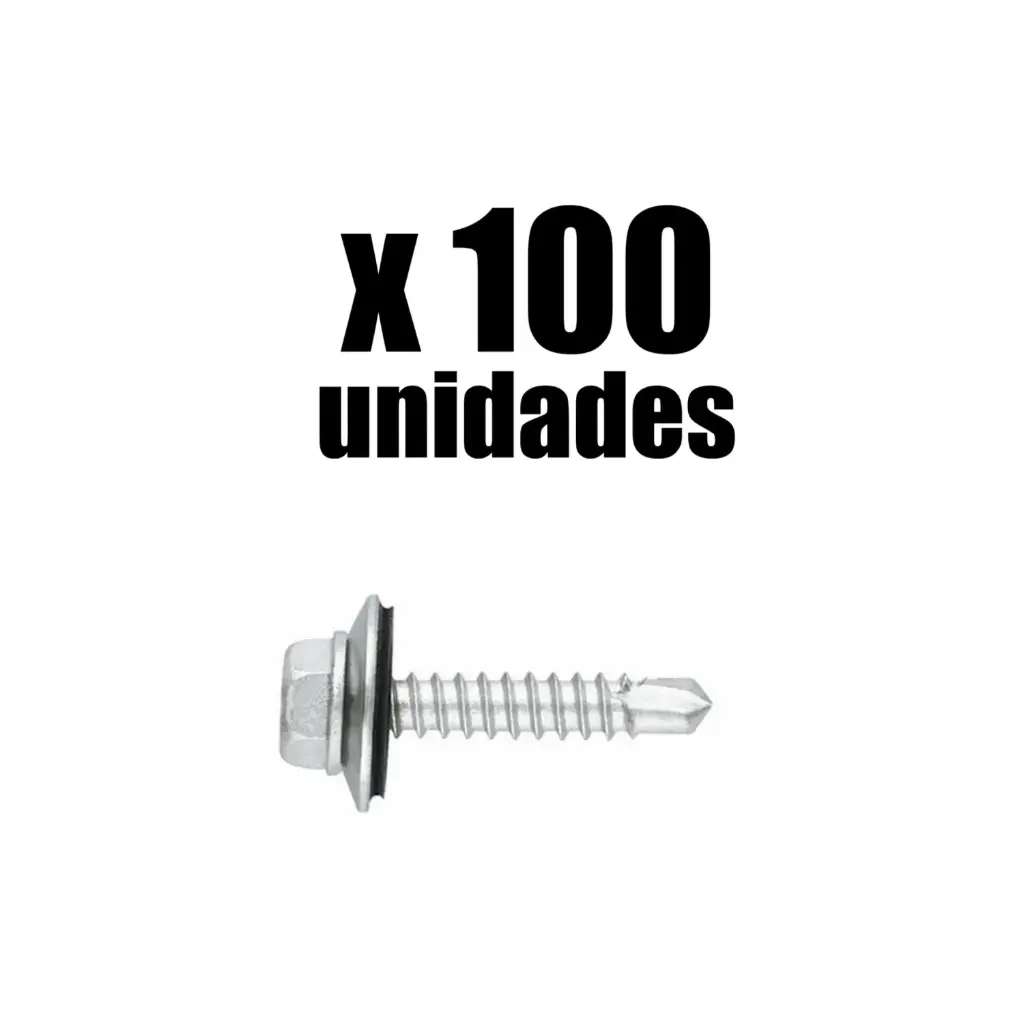 Tornillo Cubierta CAMSEAL 10x3/4 Fijador Correa x 100