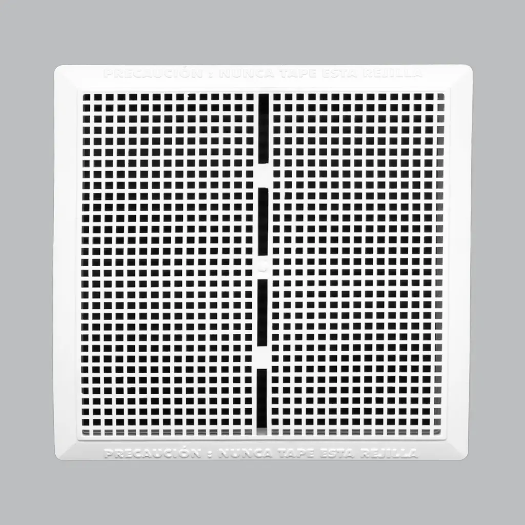 Rejilla Ventilacion Para Gas Corriente 22,5x22,5cm Siplas
