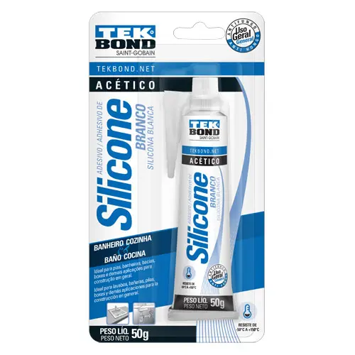 Silicona Acética Uso General TekBond 50g
