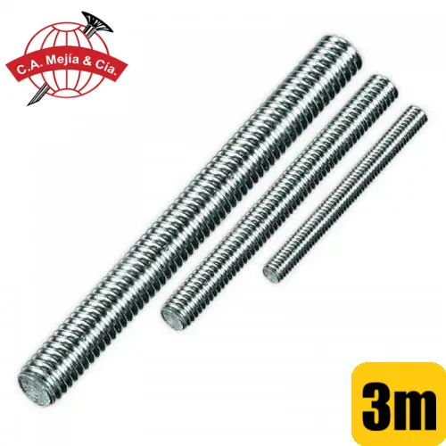 Varilla Roscada Ca Mejia x 3 Mts