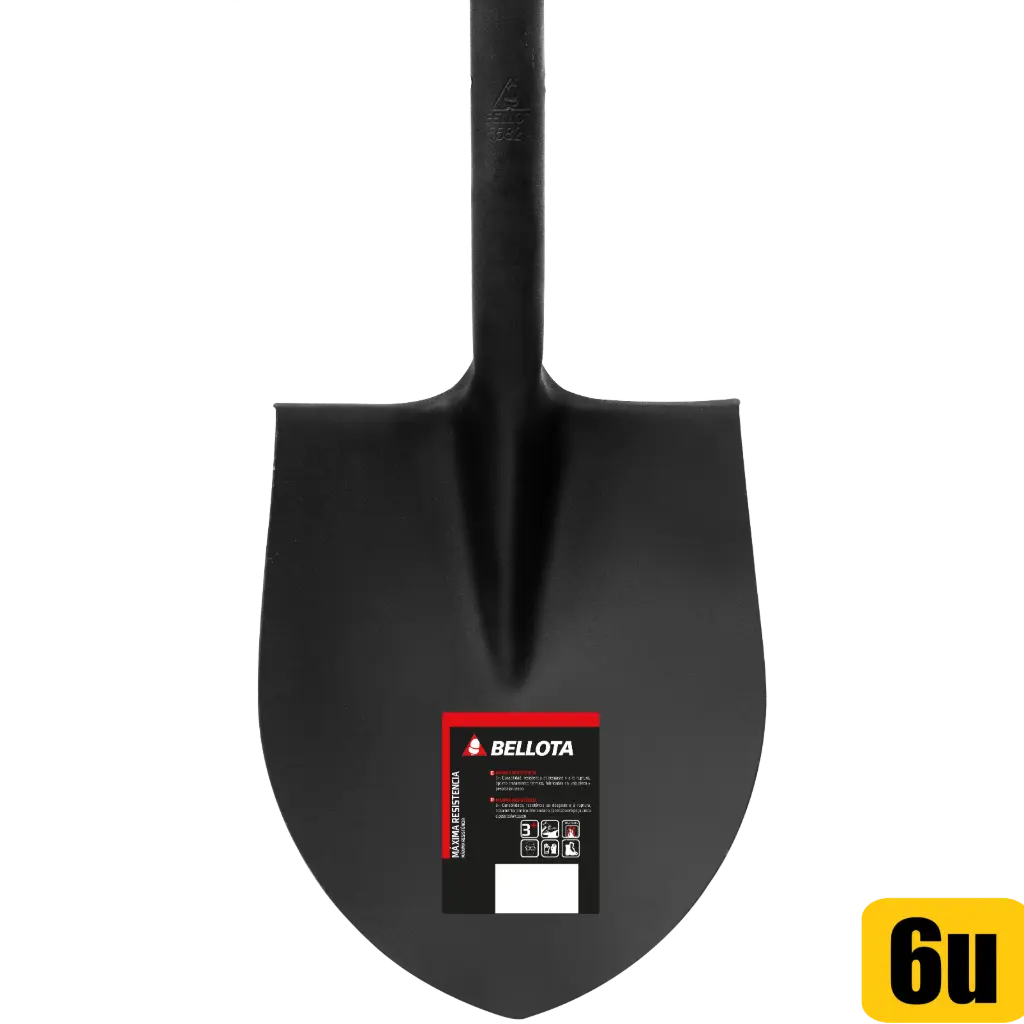 Pala Redonda 5582 Bellota x 6 Und