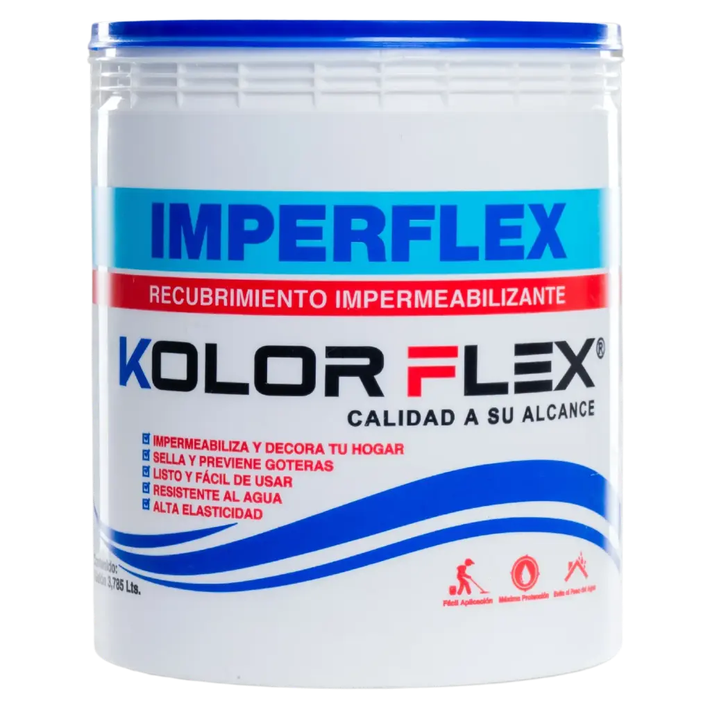 Pintura Imperflex Kolor Flex Blanco Cuarto