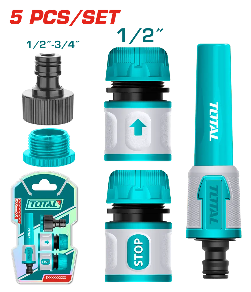 Conectores Para Manguera 5pz Super Total 