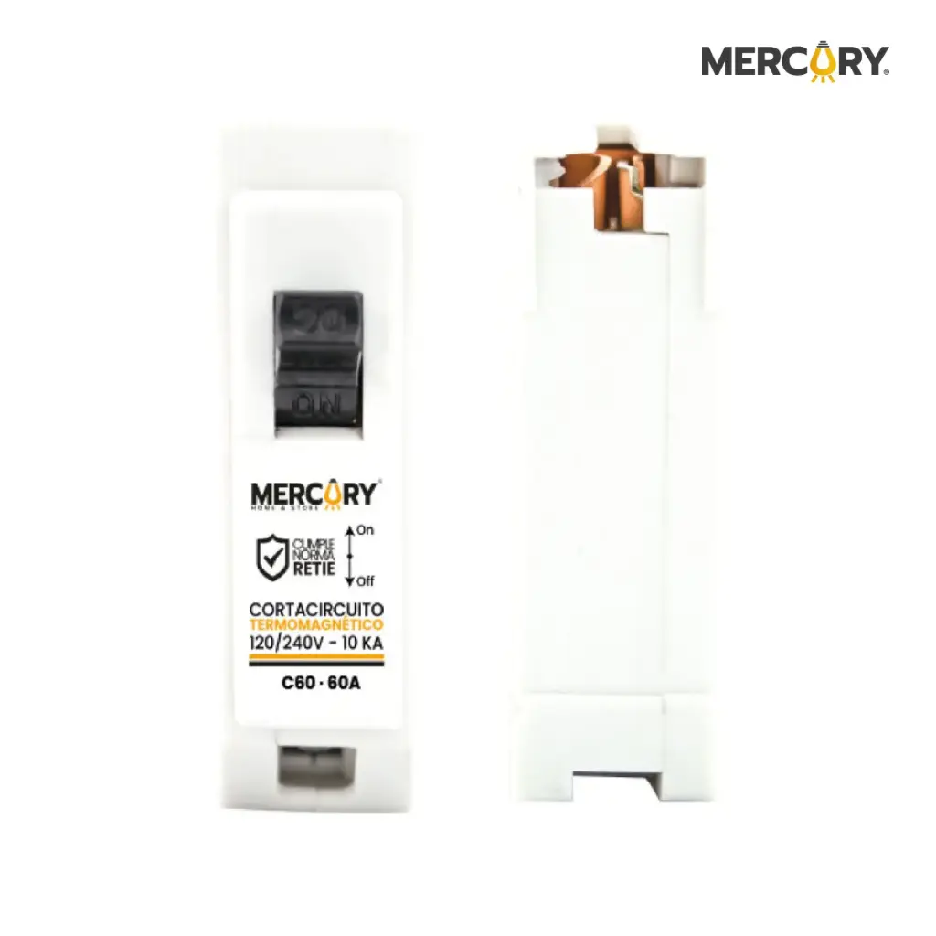 Breaker Tlm 1P Enchufable White Mercury