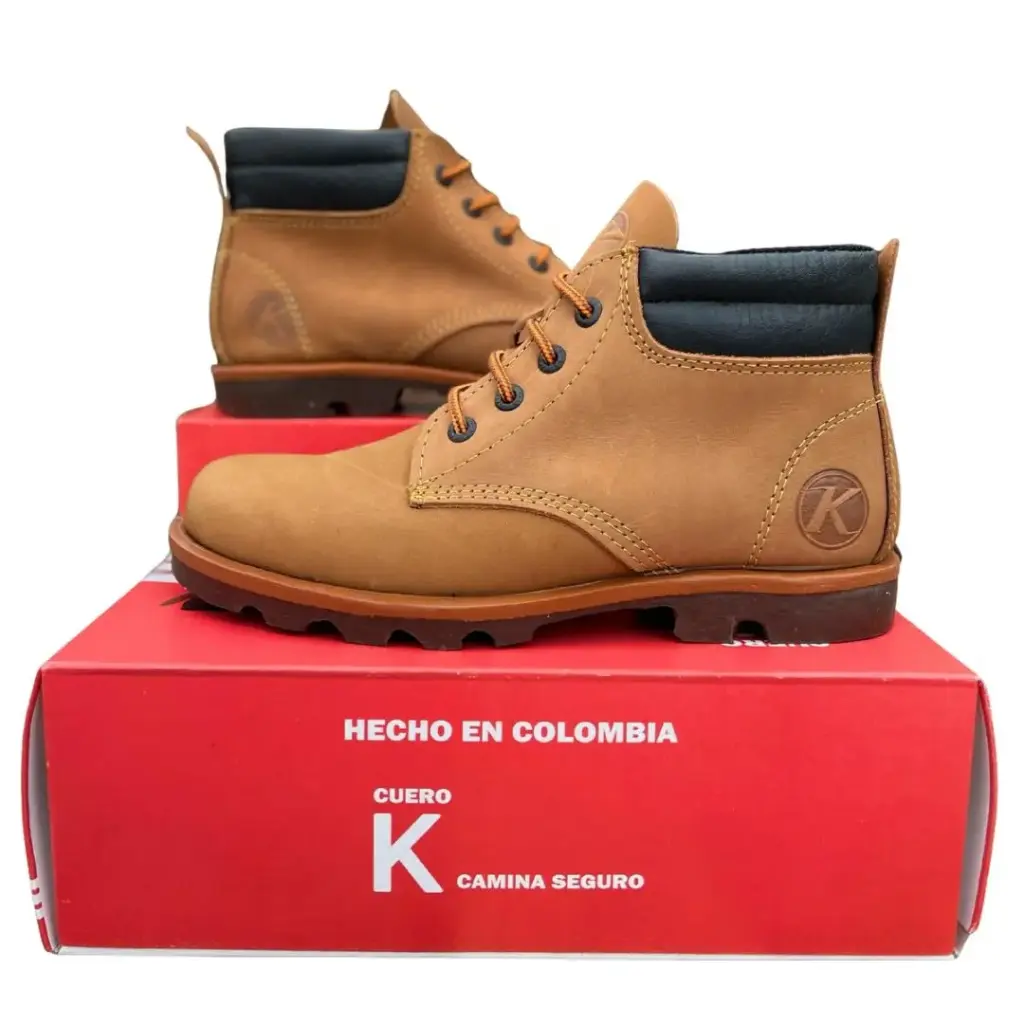 Bota Tipo Ganadero En Cuero Nobuck