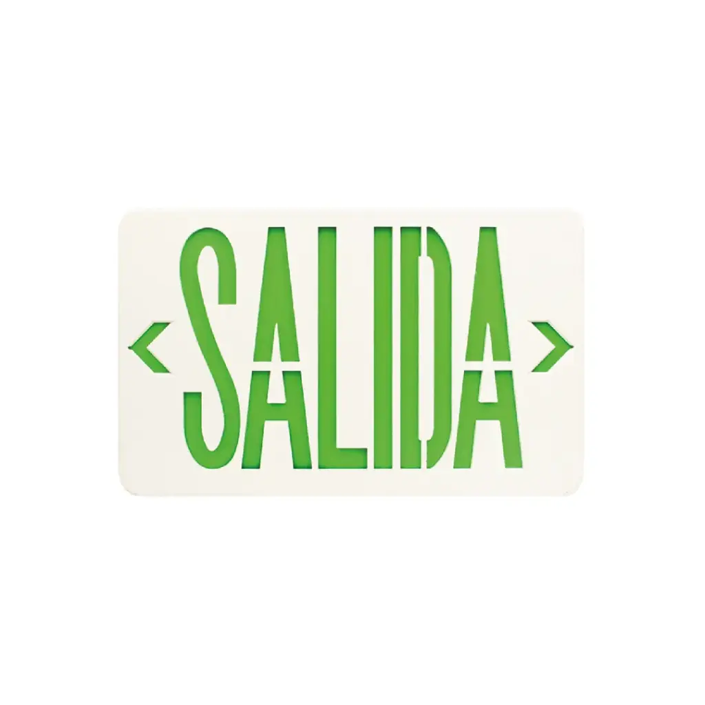 Lampara Led De Emergencia Aviso Salida Luminoso Mercury