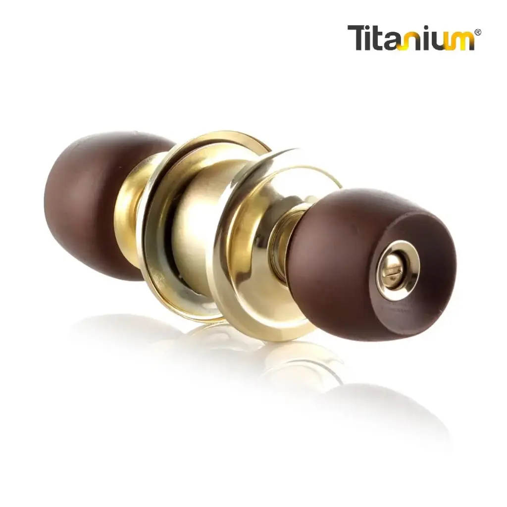 Chapa Alcoba Titanium Madera Oscura