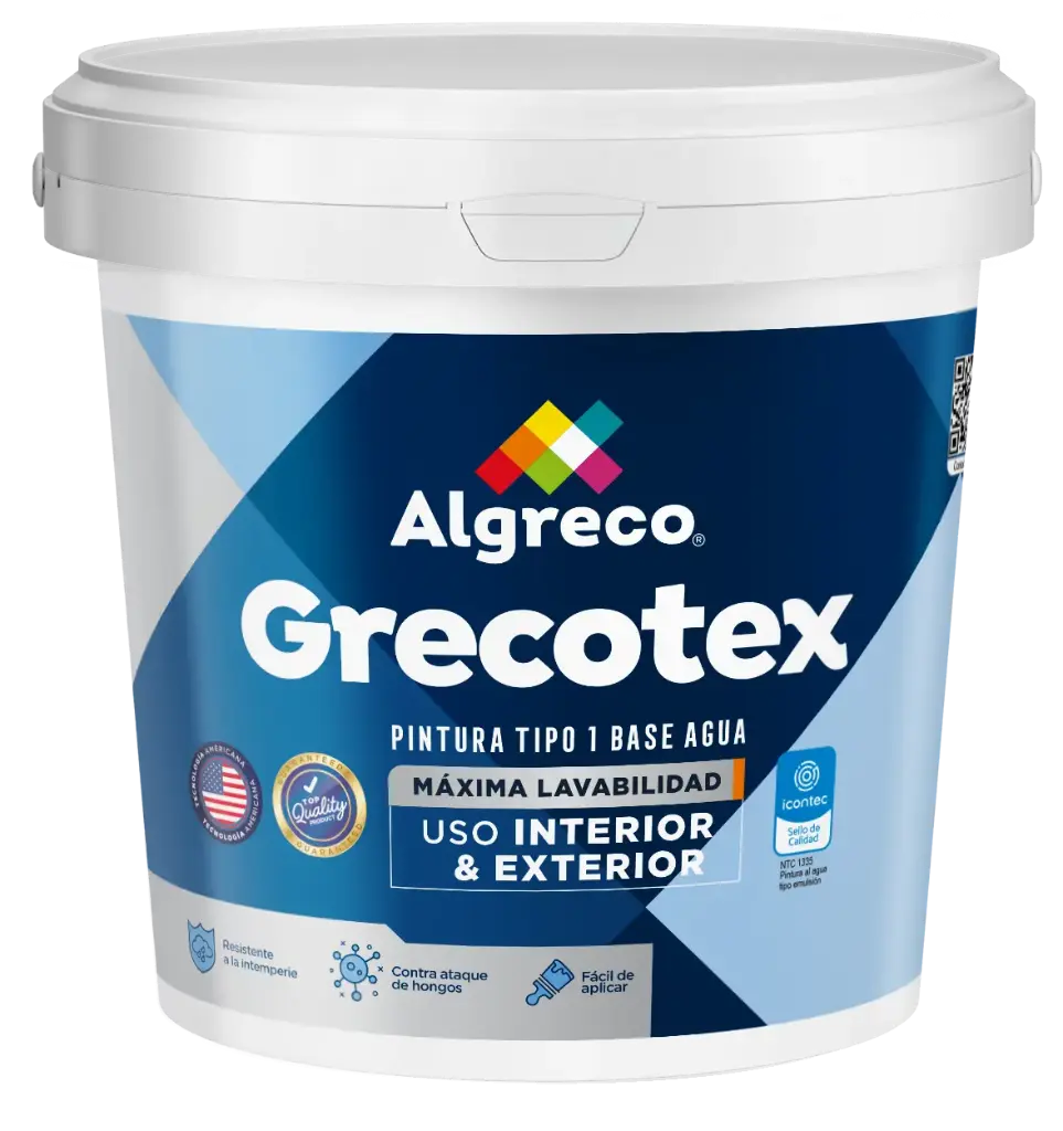 Pintura Vinilo T1 Grecotex Algreco Galon