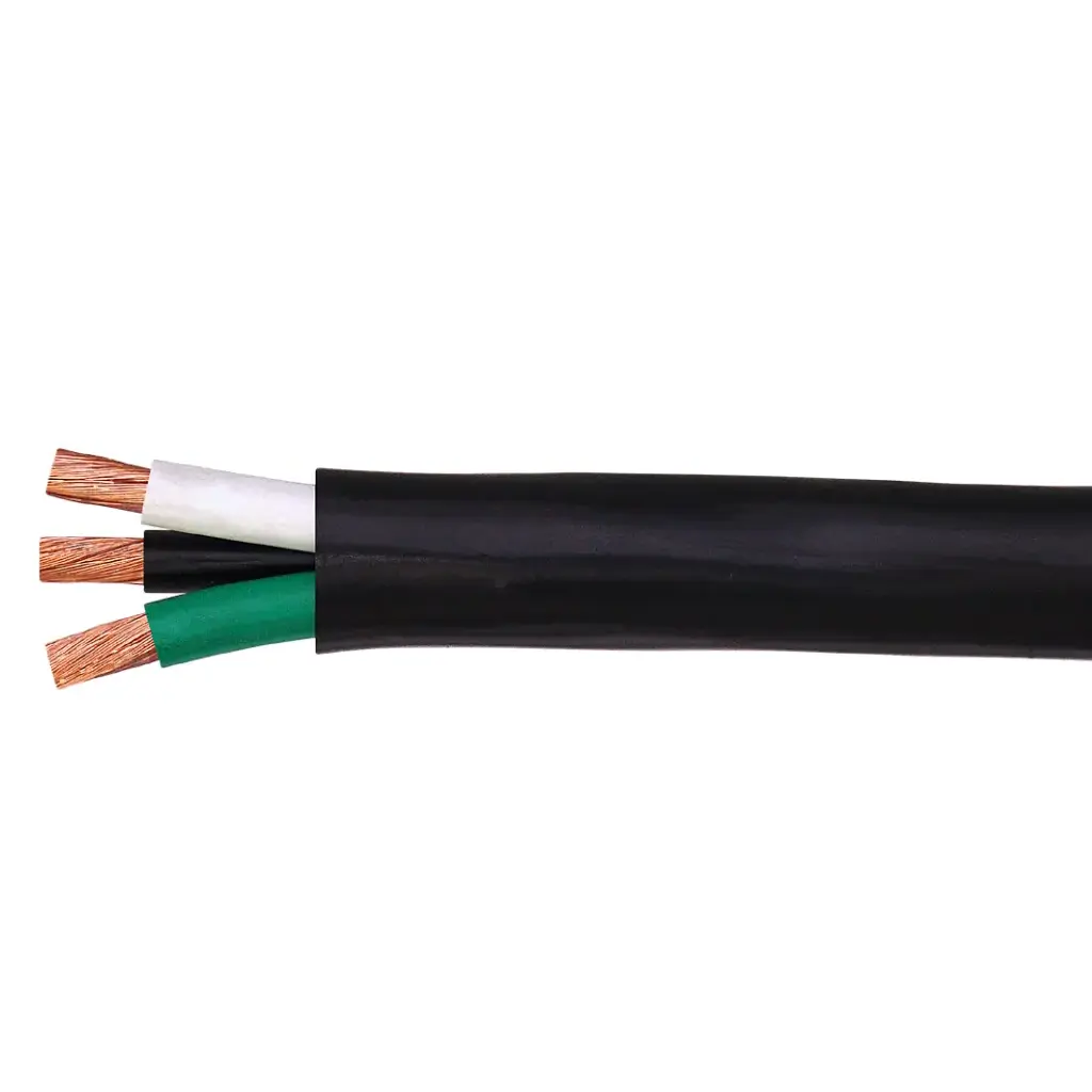 Cable Encauchetado Negro Mercury Thhw Bimetalico (Cu-Clad Al) 3awg
