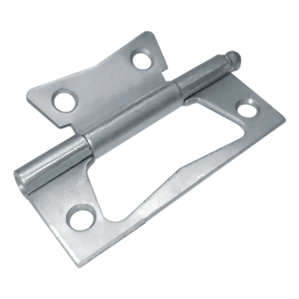 Bisagra Omeguita 2″ Zincada Calibre 18 Con Tornillo Induma x 6 Und