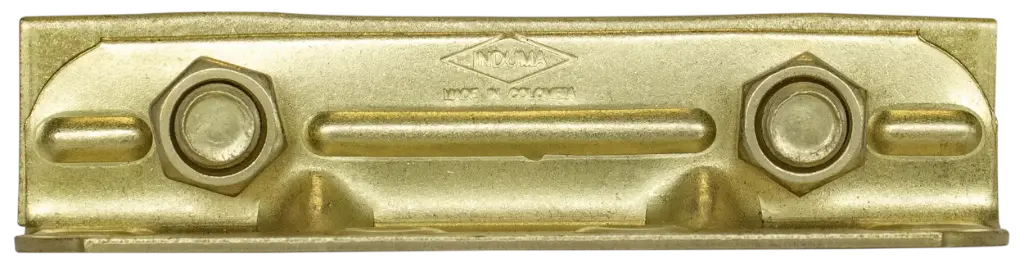 Grapa Cama Luna De Miel 4 1/2″ Latonada Calibre 14 Con Tornillo X 4 Und