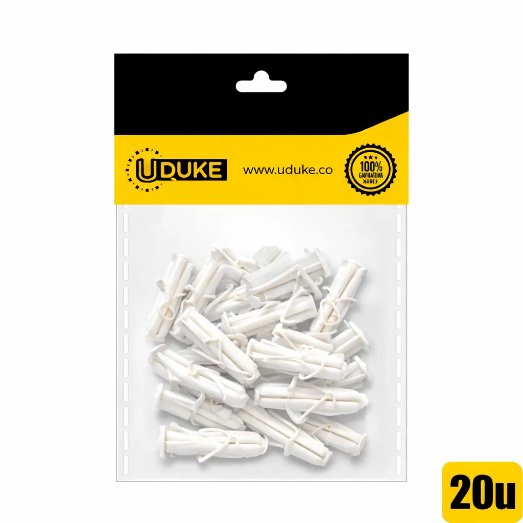 Chazo Plastico Mariposa Supra Colapsable 1/4 x 20 Und