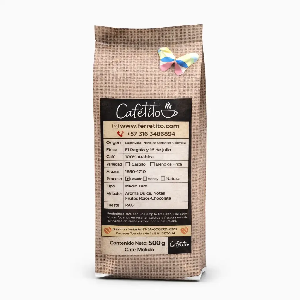 Café Tostado Cafetito Premium 500g