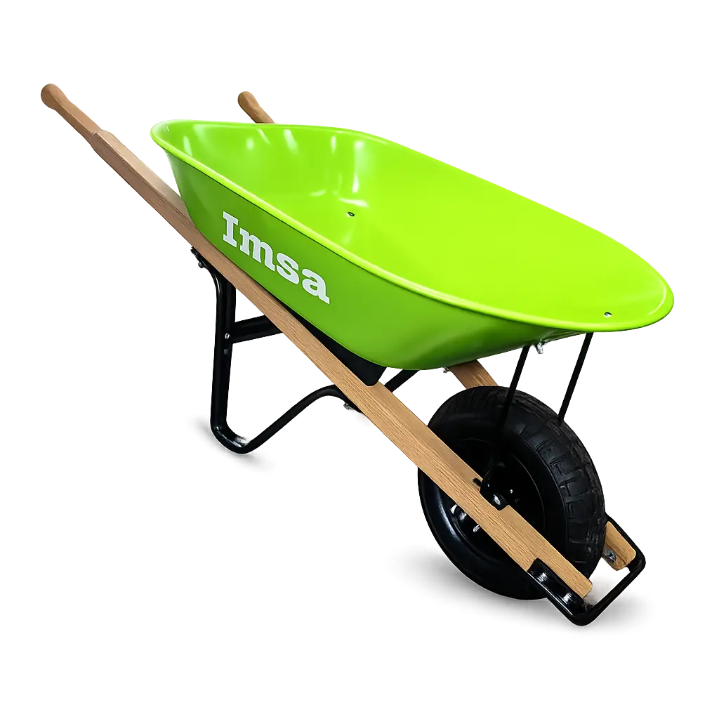 Carretilla Finquera 5 Pies Verde Rueda 3.50-8 Antipinchazo Imsa